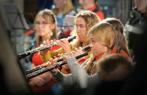 Young oboe players in CYO